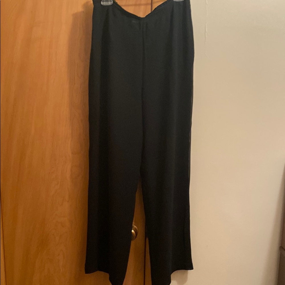 Valerie Stevens Black Wide Leg Pants